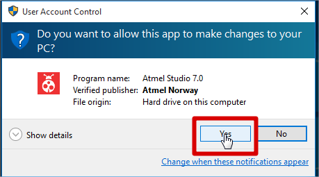 Installing Atmel Studio